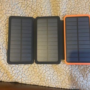 Solar powered mobile charger